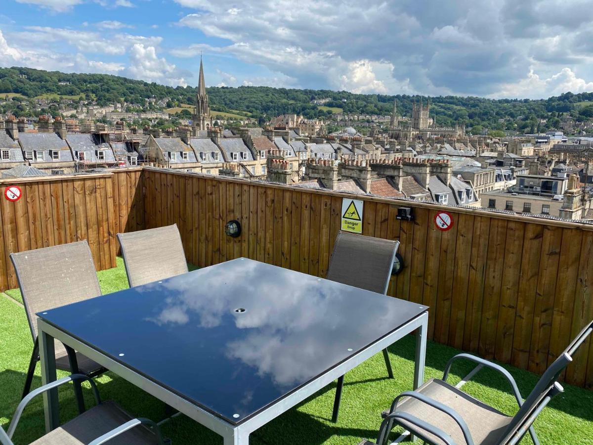 Bath Roof Terrace Apartment, City Centre, Sleeps Up To 8 Exterior photo